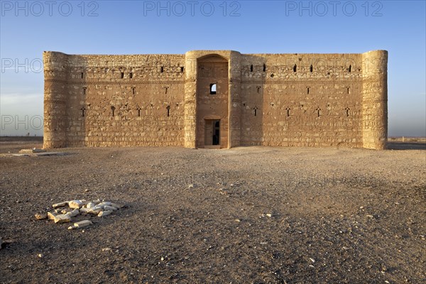Desert castle Qasr Kharana or Qasr al-Harrana or Qasr al-Kharanah