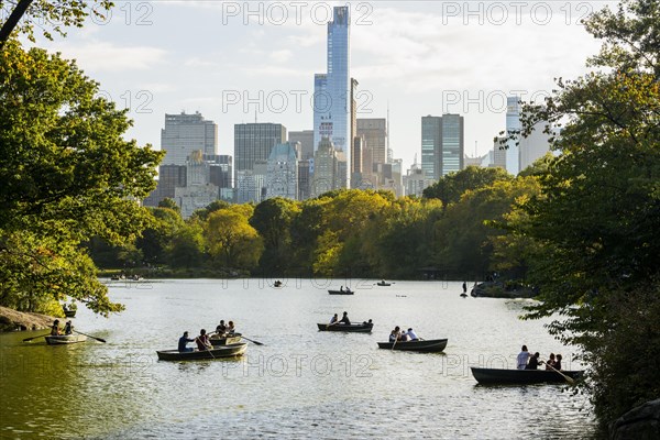 Rowing Boats on The Lake