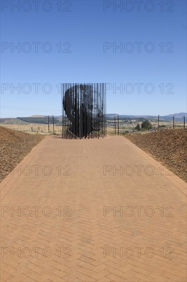 Mandela monument at the site of his arrest in 1962