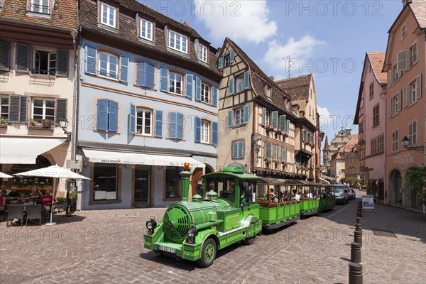 Tourist train in the historic centre