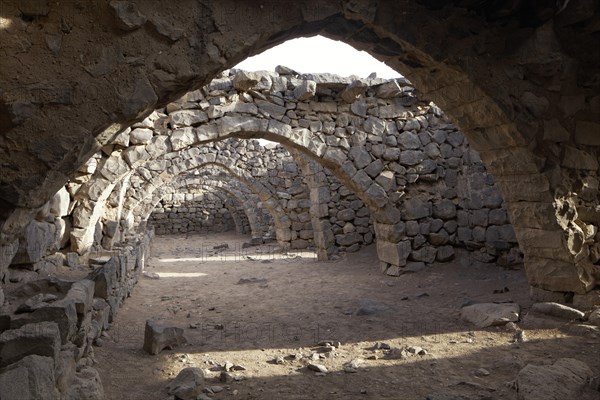 Desert castle Qasr Al-Azraq Fort