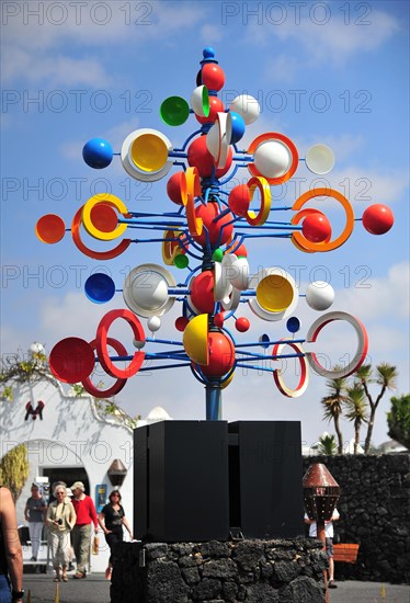 Wind chime outside the entrance