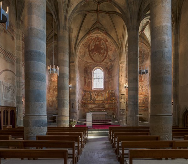 Monastery church with frescoes