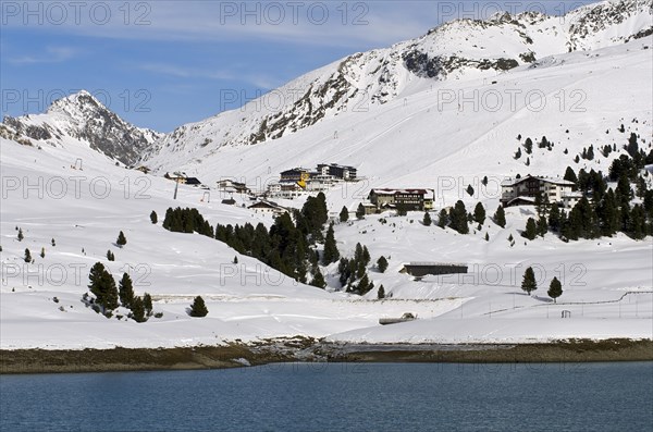 Kuhtai with Langental reservoir