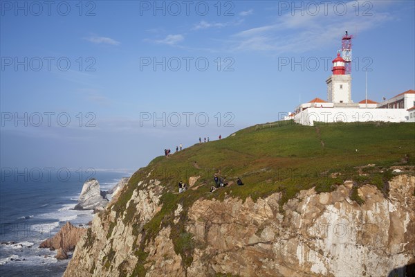 Tourists on the cliffs