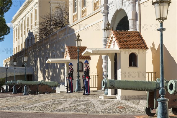 Changing of the Guard in front of the Prince's Palace of Monaco