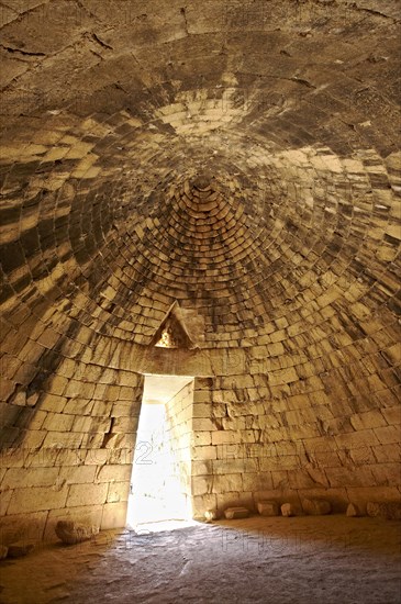 Interior of the Treasury of Atreus