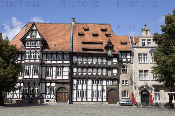 The Veltheimsches Haus and the Huneborstelsches Haus on the Burgplatz square