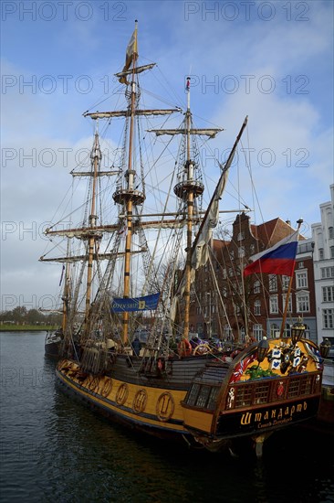 Replica of the Russian battleship Shtandart