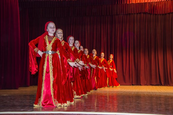 Chechen youth dancing ensemble