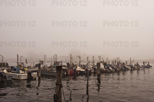 Fishing boats in the fishing port of Goro