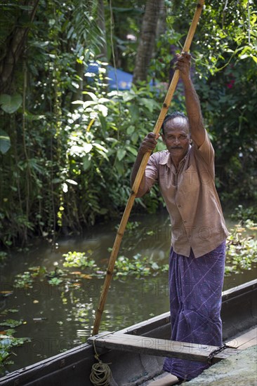 Man in a punt