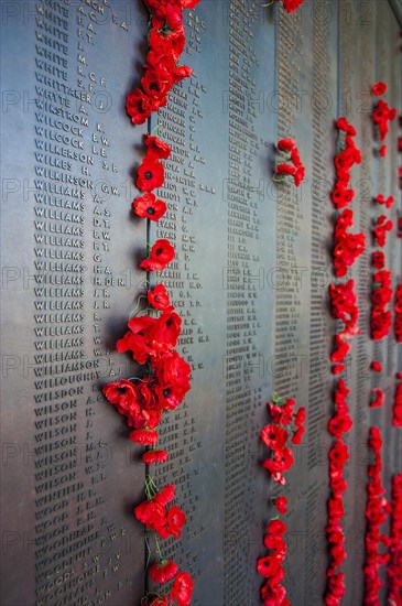 Victim sign at the Australian War Memorial