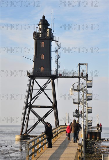 Leuchtturm Obereversand Lighthouse