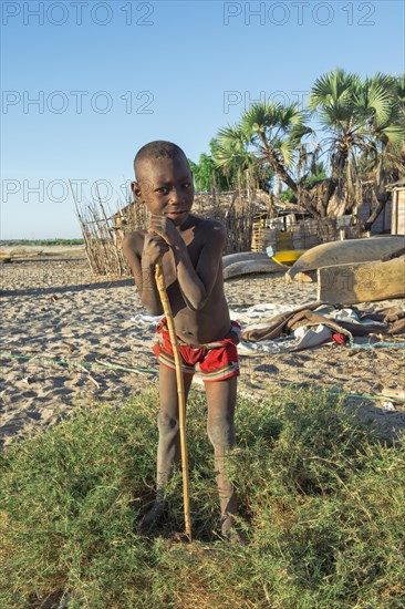 Smiling Malagasy boy