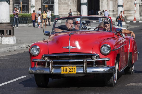 Vintage car on the Prado