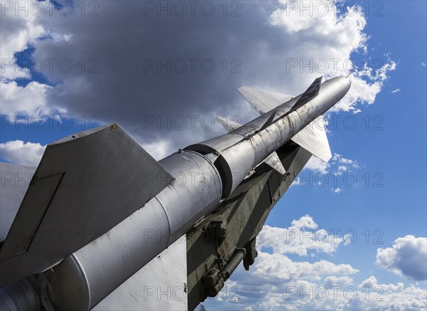 Old rocket on the site of the Military History Museum