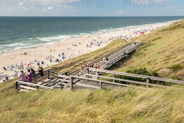Beach on the coast between Westerland and Kampen