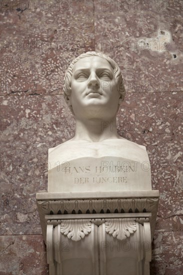 Marble bust of Hans Holbein the Younger in the Walhalla memorial