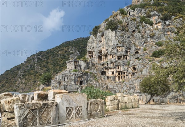 Lycian rock tombs