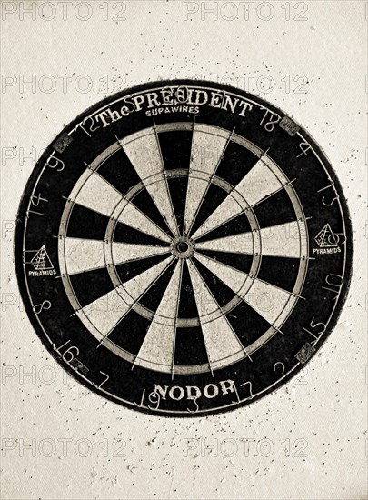 Old dart board