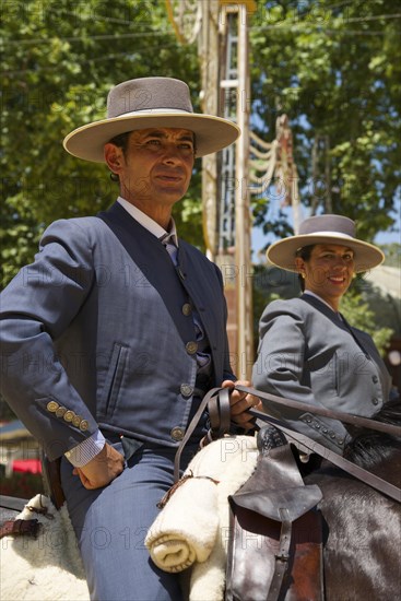 Riders in the Feria del Caballo