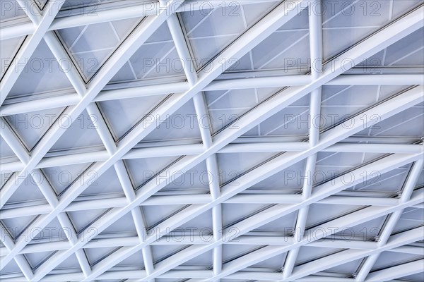 Modern roof construction by John Mc Aslan at King's Cross Station