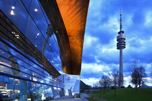 BMW Welt with Olympic Tower