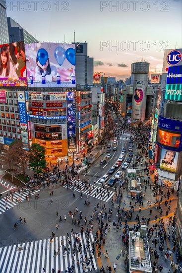 Shibuya Crossing from above