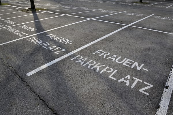 Parking spaces reserved for women