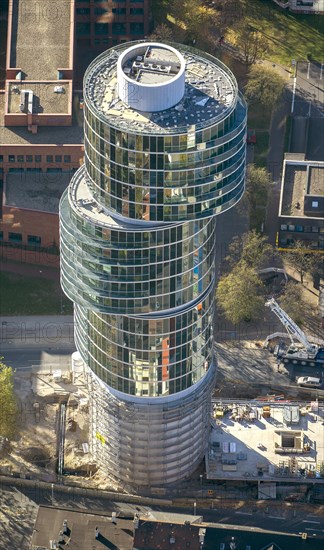 Aerial view of the Exzenterhaus building