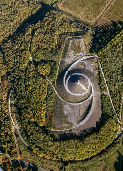 Aerial view of the Stairway to Heaven landscape art by Herman Prigann