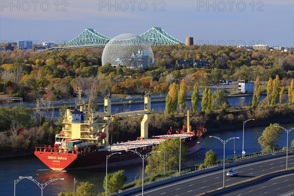 Boat on the Saint Lawrence Seaway