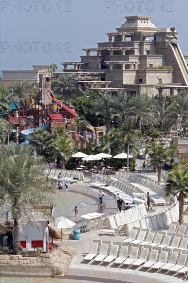 Ziggurat at the Aquaventure theme park