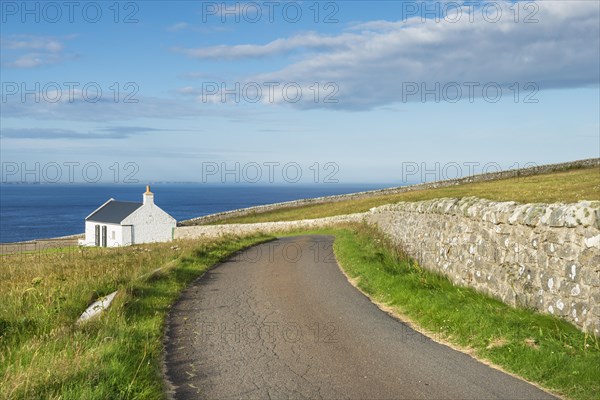 Cottage on the northern coast of Scotland