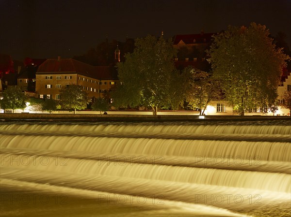 Old town at night