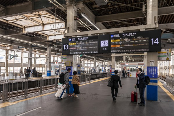 Passengers at platform