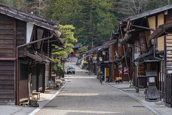 Old traditional village on the Nakasendo road