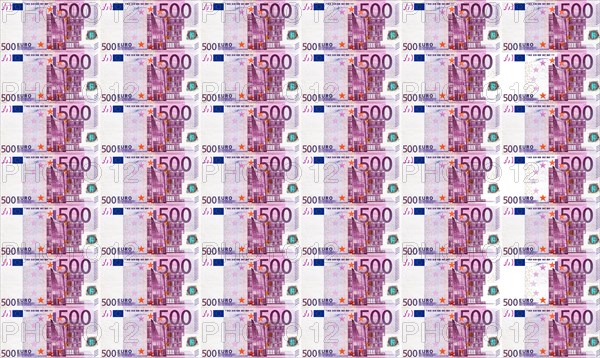 500-euro banknotes