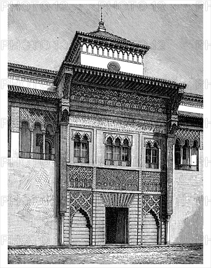 Main gate of the Alcazar of Seville