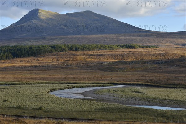 Autumnal Scottish Highlands with Munro