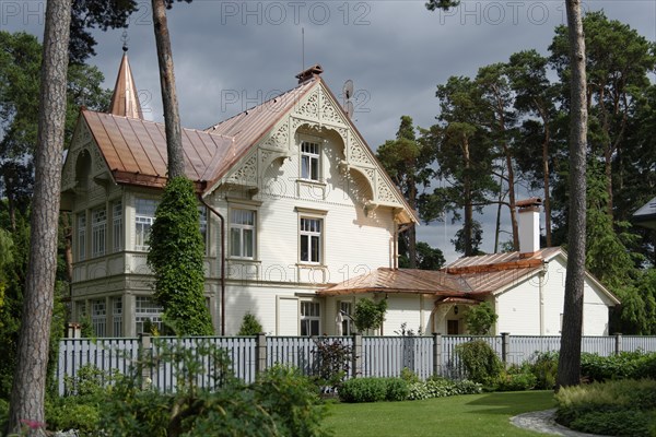 Villa with a copper roof
