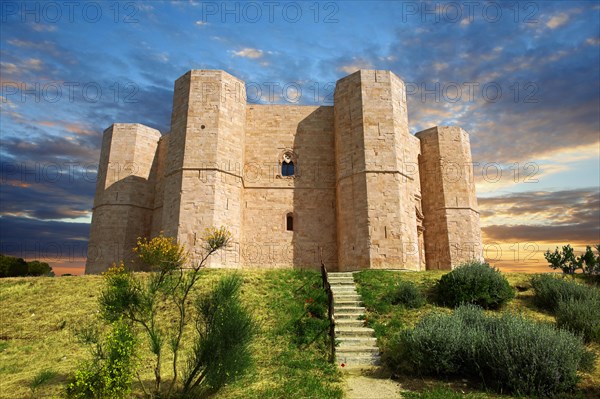 The medieval octagonal castle Castel del Monte