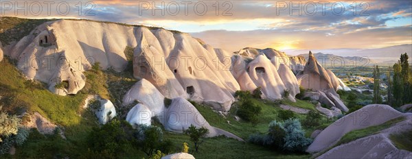 Volcanic tuff rock formations of Goreme