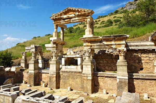 The Fountain of Emperor Trajan on Curetes Street