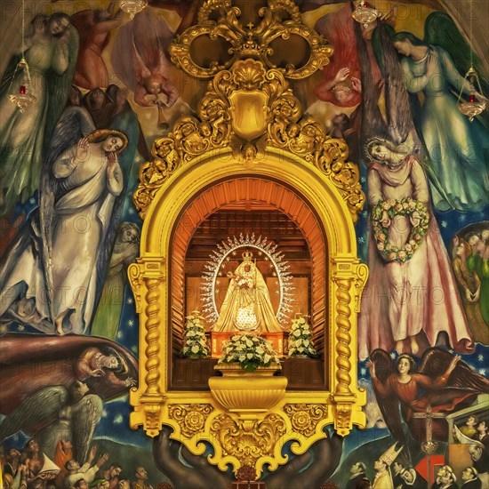 Marian image in the sanctuary