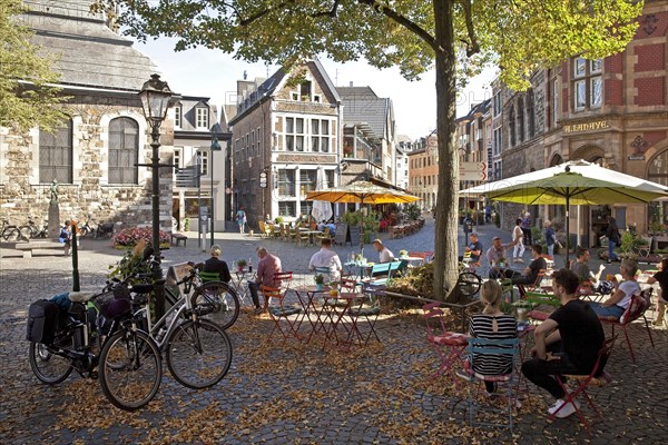 Street cafe in the old town