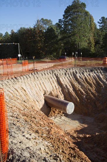 Construction of the southern portion of the Keystone XL pipeline