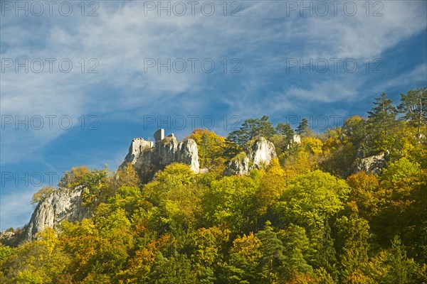 Hohengerhausen castle ruin or Rusenschloss castle ruin
