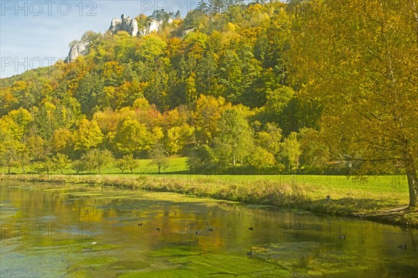 Blau river and the Blautal valley